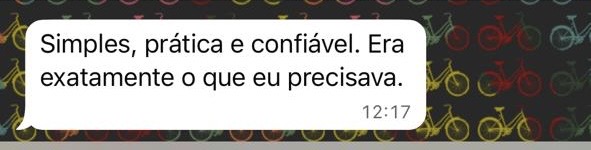 Simples, prática e confiável — exatamente o que eu precisava